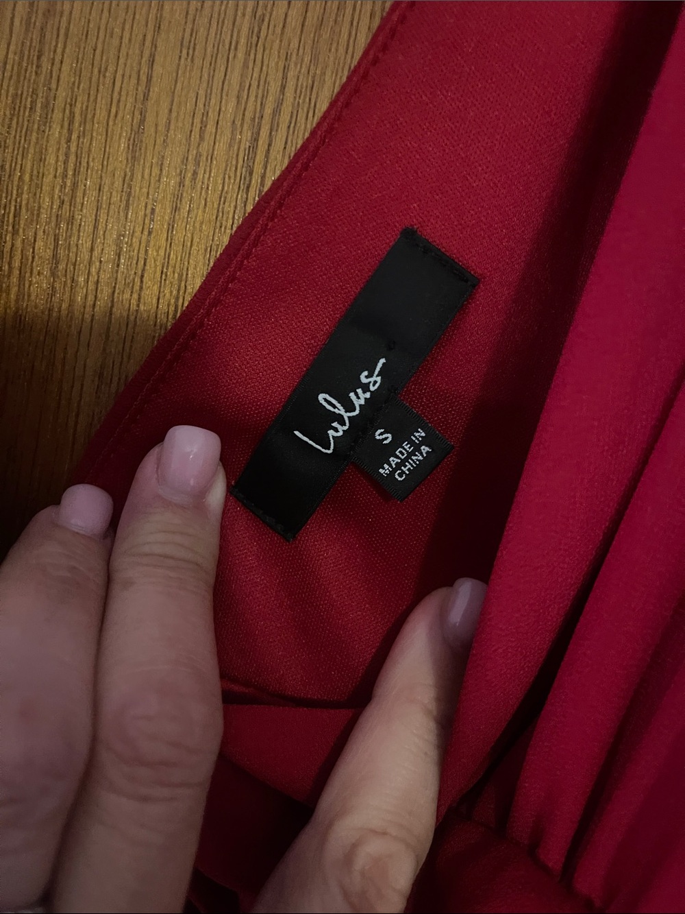 Lulu's Red V-Neck Tiered Maxi Dress - Picture 2 of 7